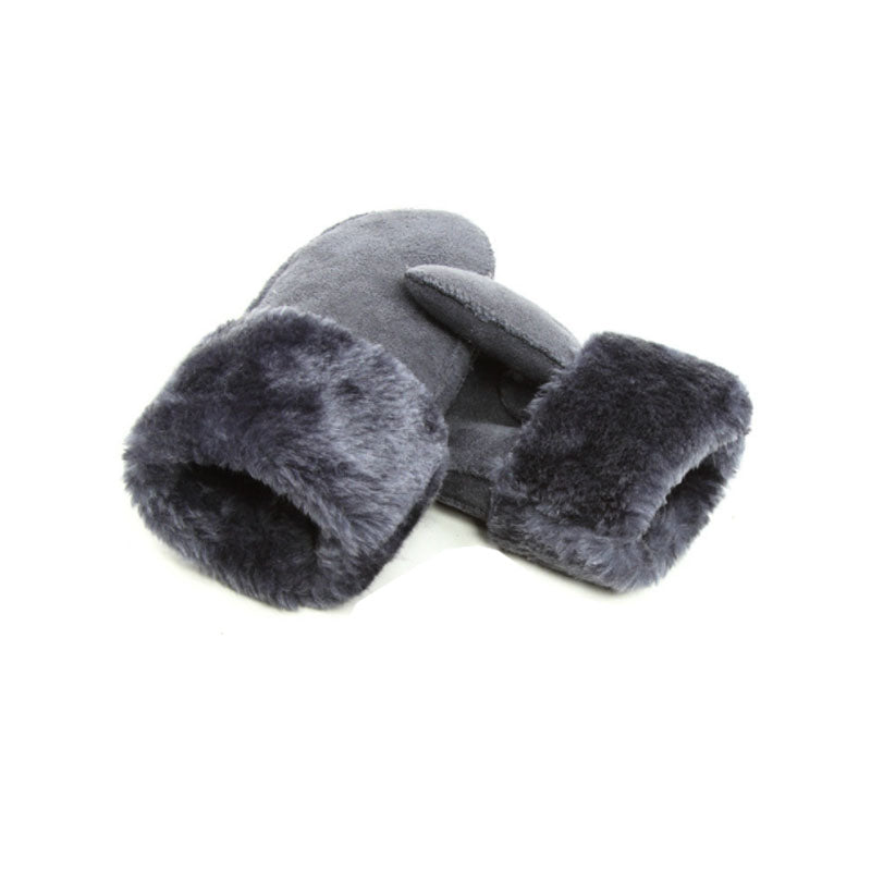 Cold-proof super thick plus velvet waterproof cotton gloves