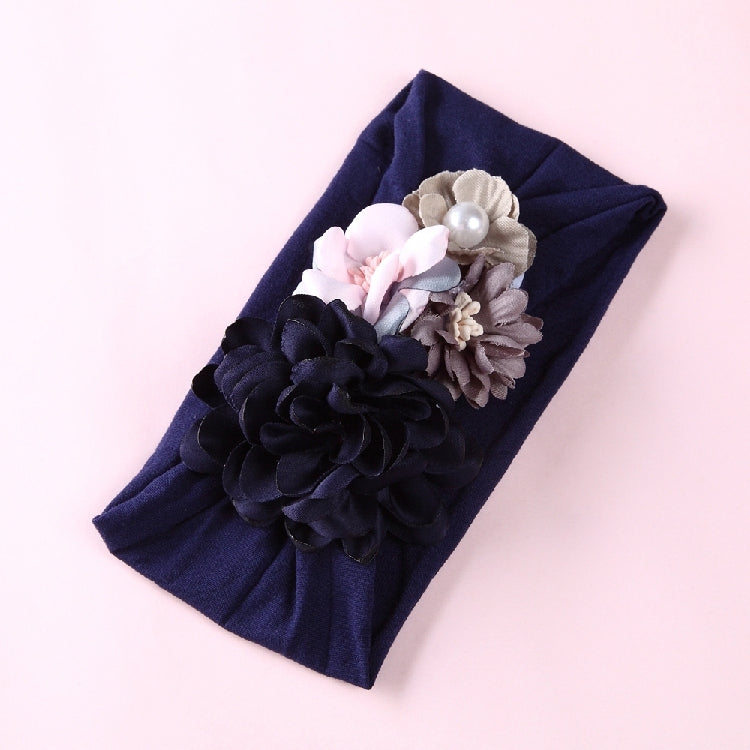 Headdress silk stitching flower princess hair band