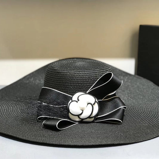 Women Retro Fashion French Sun Hat Seaside Vacation