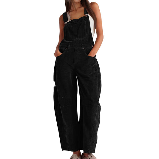 Europæisk og amerikansk smæk til kvinder, moderigtig jumpsuit, løs ny