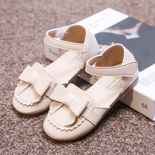 Moderigtige semi-sandaler til børn med blød sål – babysko