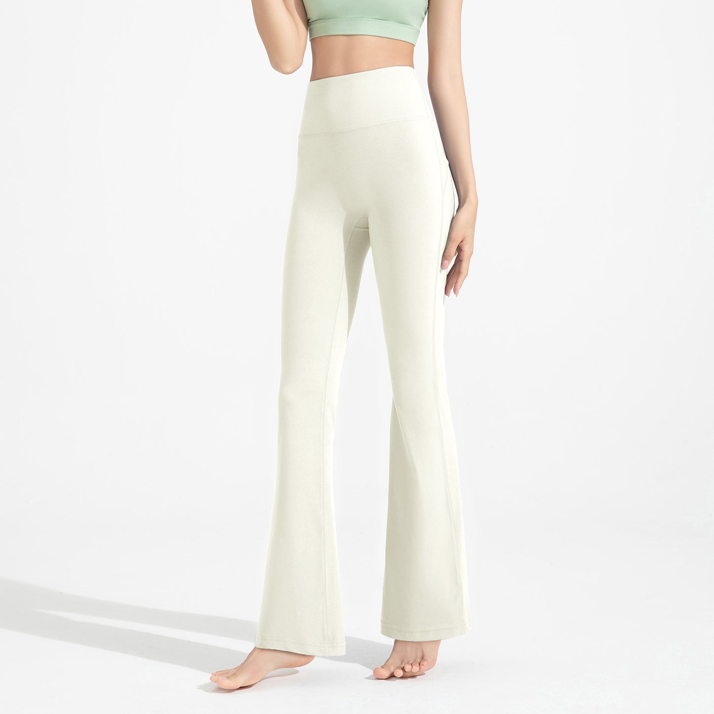 Antibacterial Yoga Bell-bottom Pants Women Lycra