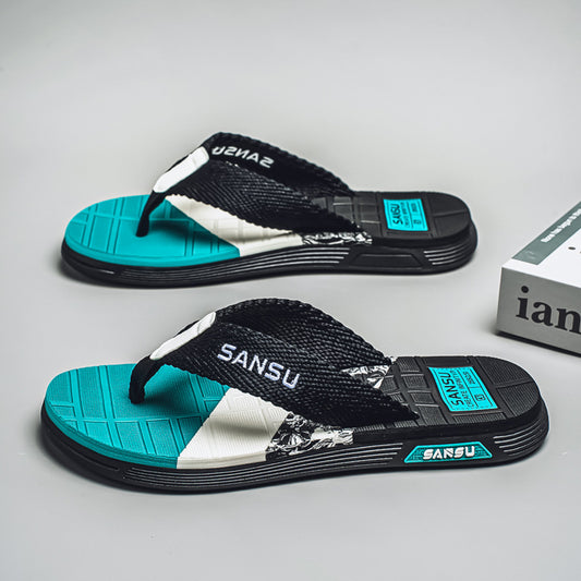 Mens Outdoor Flip-flops Slippers For Home Use