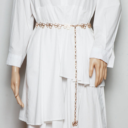 Ins Wind Butterfly Waist Chain Decoration Dress Fashion