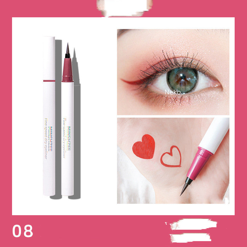 Eyeliner Xizhi Color Non-smudge Extra Fine Red Waterproof Long-lasting Liquid Eyeliner Pen
