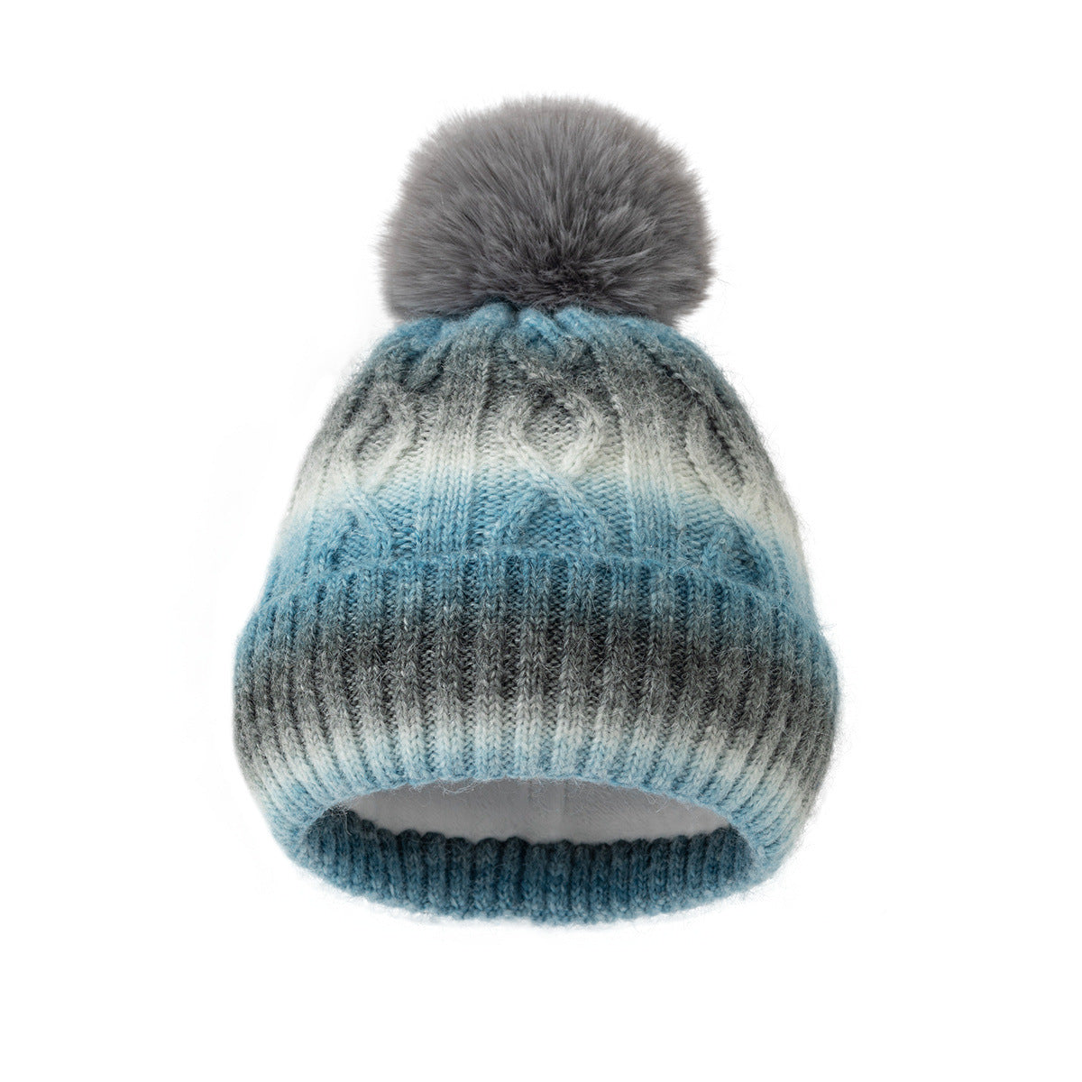 Womens Knitted Beanie In A Chic Minimalist Korean Style With A Pom-Pom Versatile And FashionForward