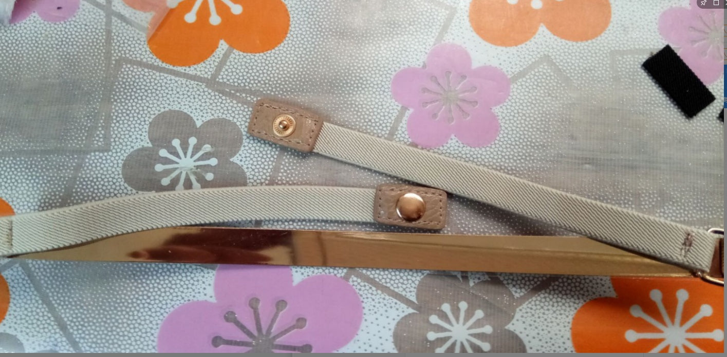 Fashion wild 1.5CM metal sequins simple decoration ladies elastic stretch thin belt
