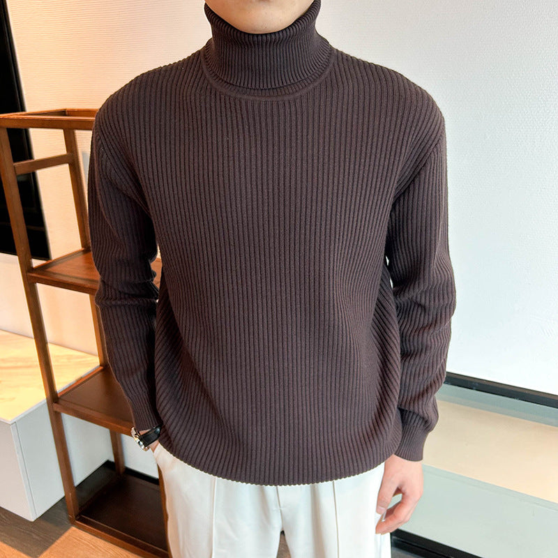 Trendy Loose-textured Knit Hoodie