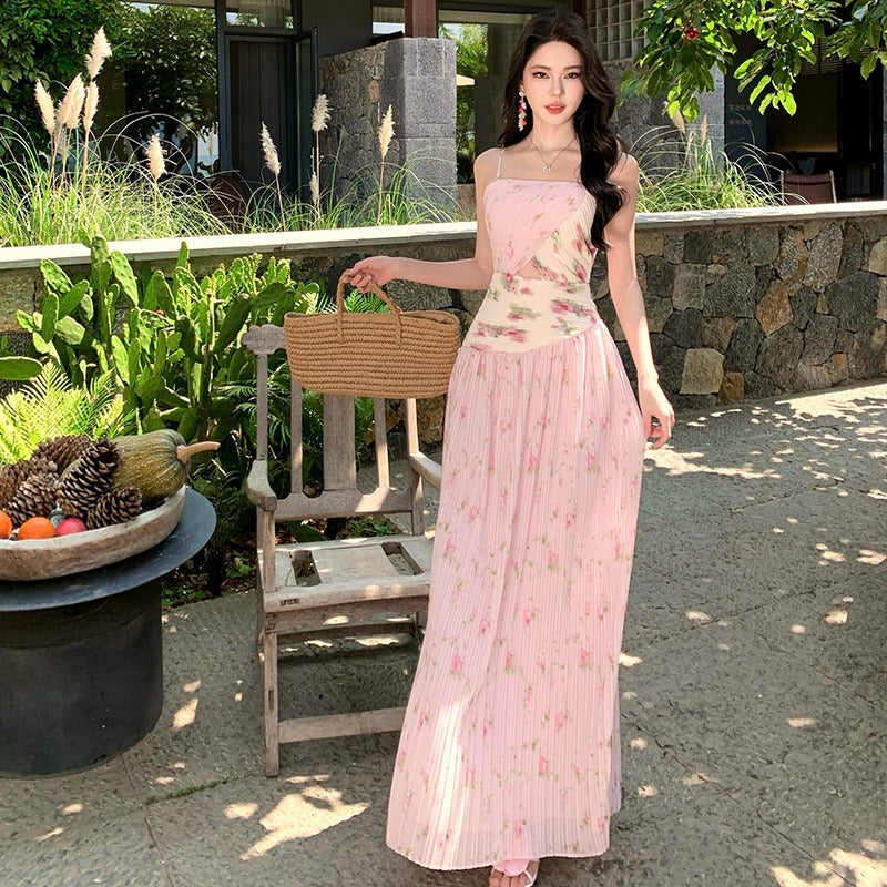 Cinched Figure-flattering Sweet Pleated Dress