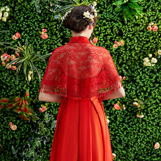 Colored dress veil