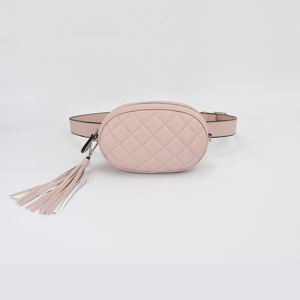 European and American ladies diamond belt bag