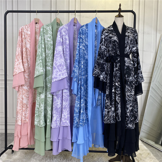 Middle East Printed Panel Top Women