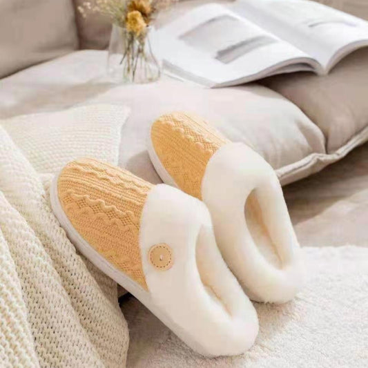 Slippers Confinement Shoes, Cotton Slippers European Size Wool Slippers