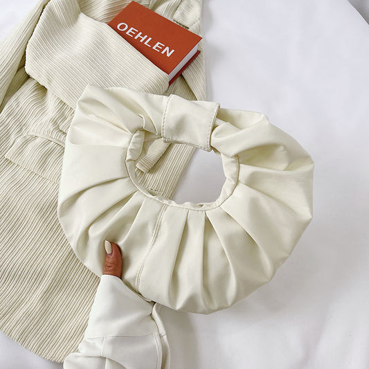 Women's Summer Fashion Pleated Bag Cloud Shoulder Bag