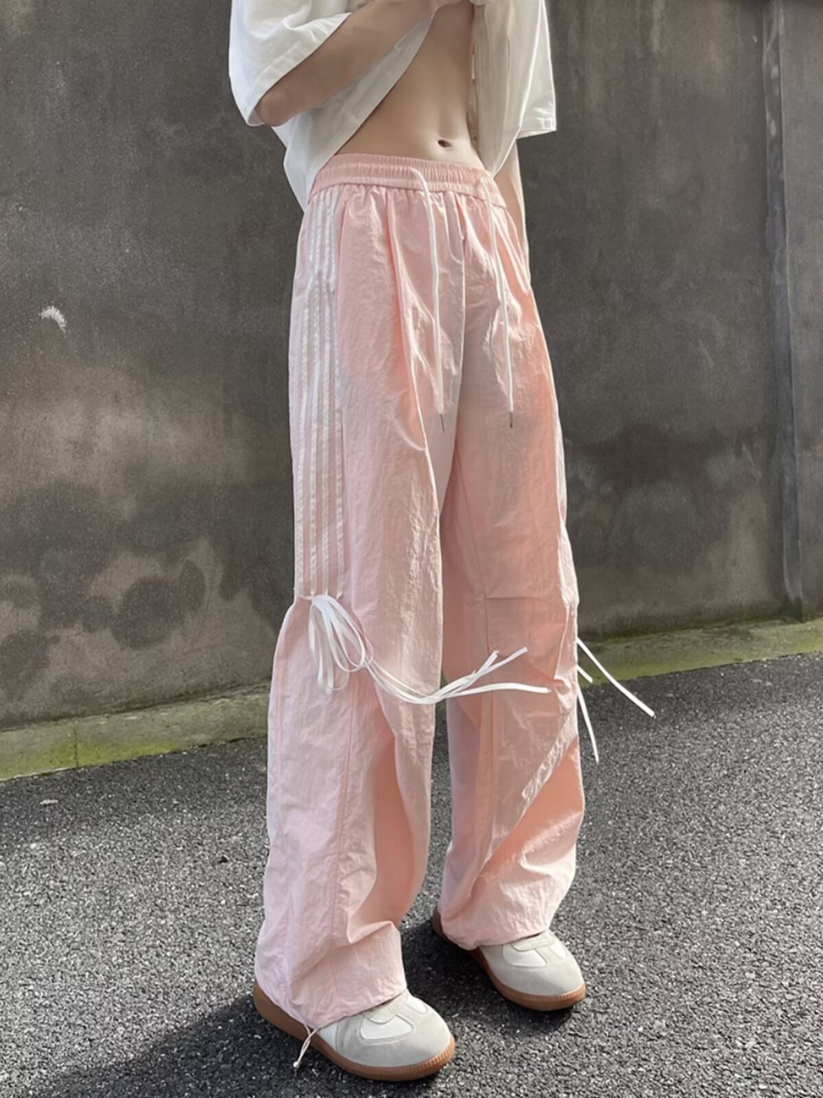 Quick-drying Three-bar Pants Niche Straight Loose Casual Sports Pants