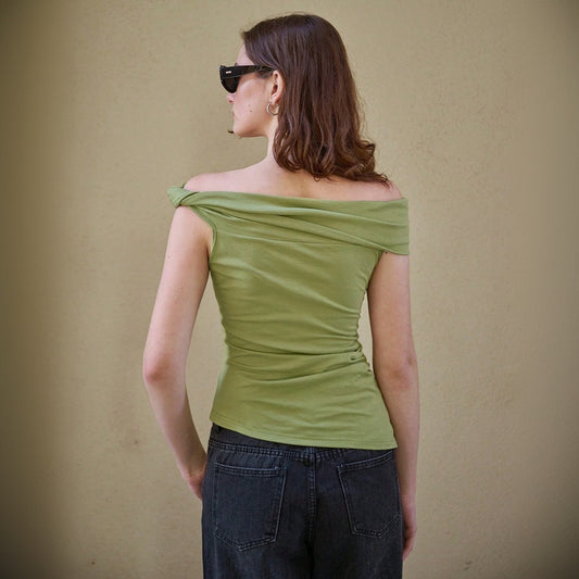 Stylish And Minimalist Womens Short Sleeve Top