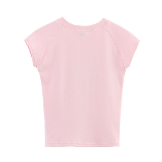 Fashion Simple Casual All-match Short Sleeve Printed T-shirt