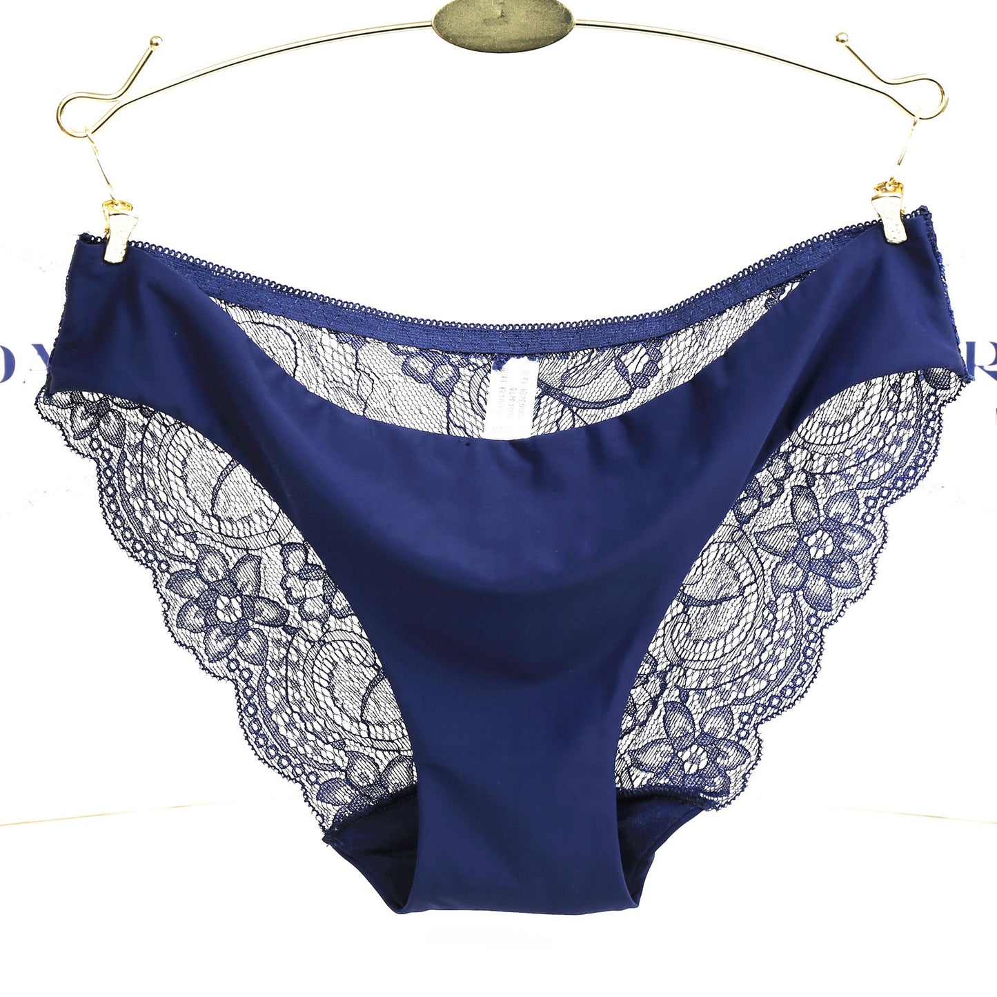 Women's Fashion Solid Color Seamless Lace Panties