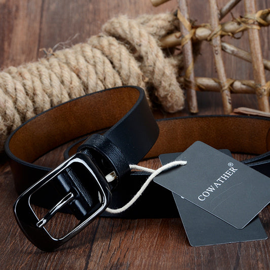 COWATHER ladies leather belt fashion style