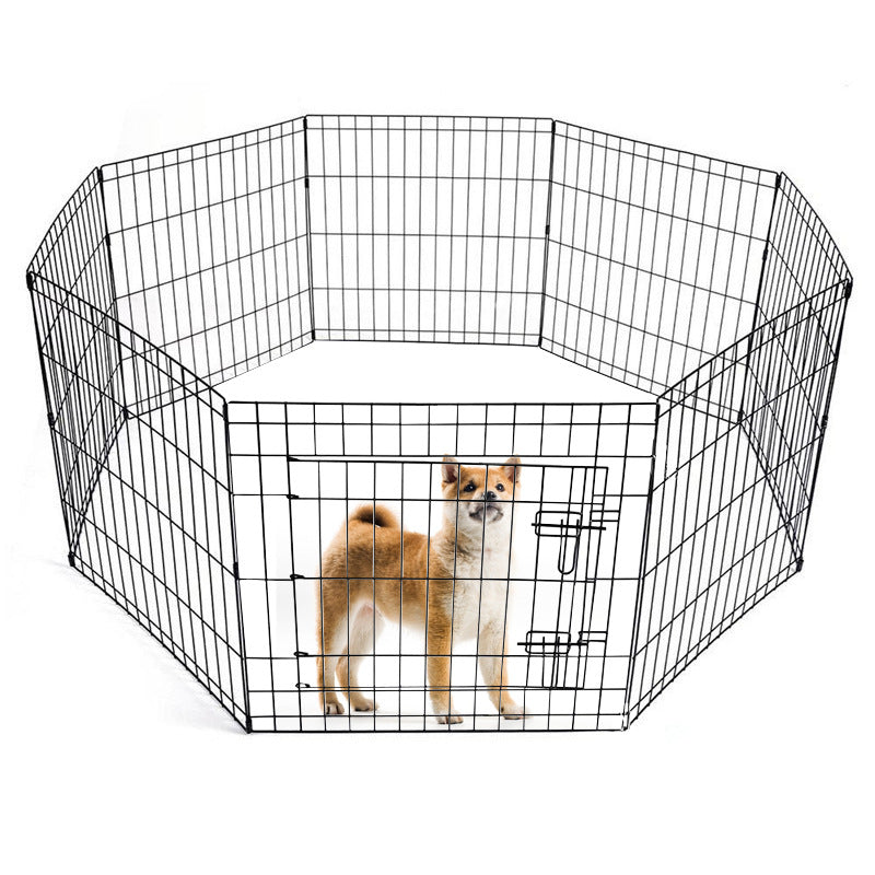Foldable Pet Fence Partition Gate Dog Cage Enclosure