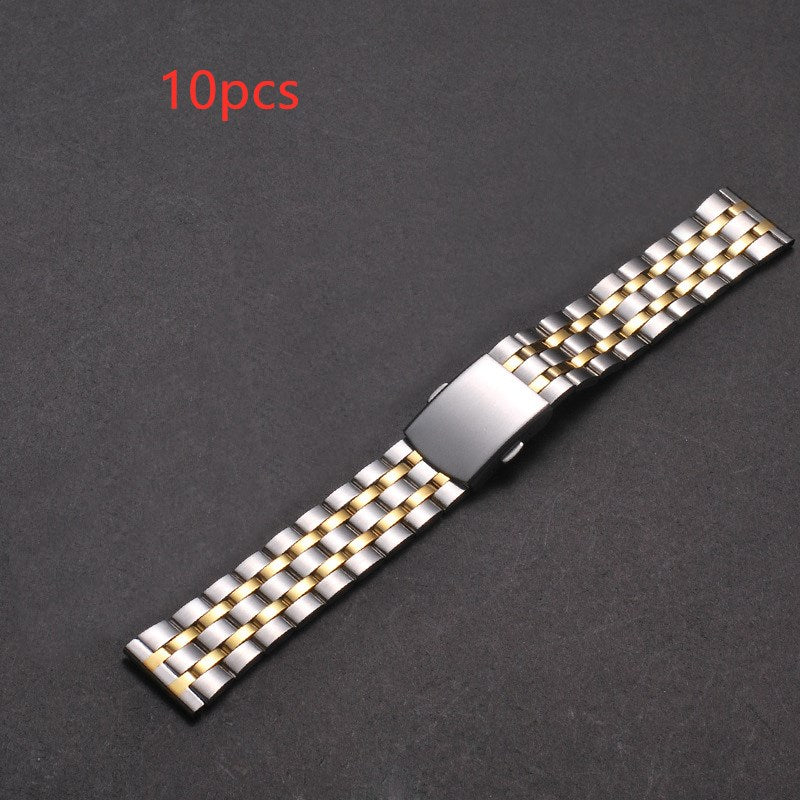Watch strap accessories stainless steel five-bead strap