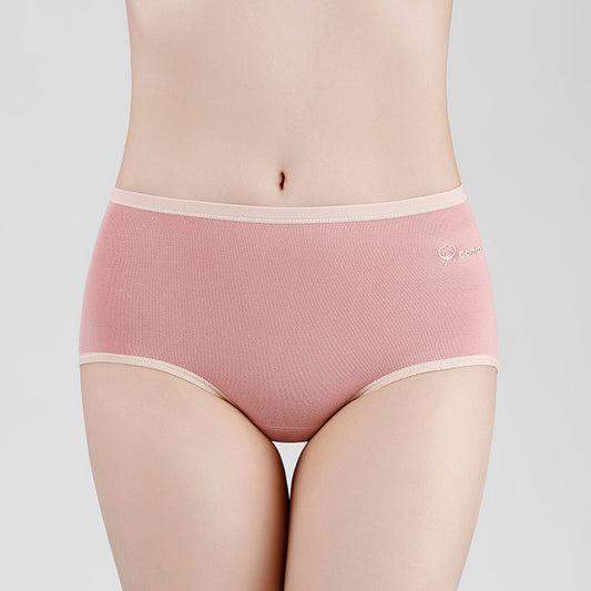 Cotton Antibacterial Mid-waist Briefs