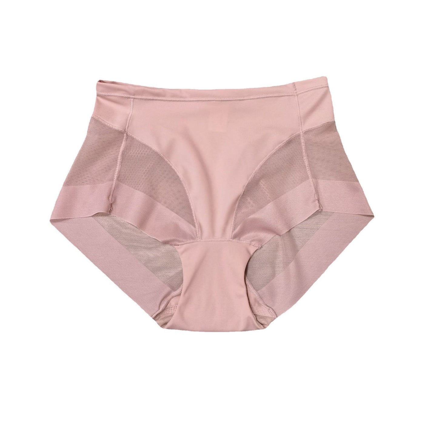 Summer High Waist Belly Pants Mesh Stitching Postpartum Belly Pants Breathable Ultra-thin Ladies Underwear