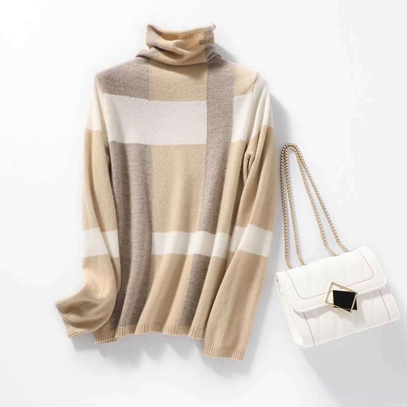 Pure Wool Sweater Matching Sweater Pile Collar Bottoming Shirt