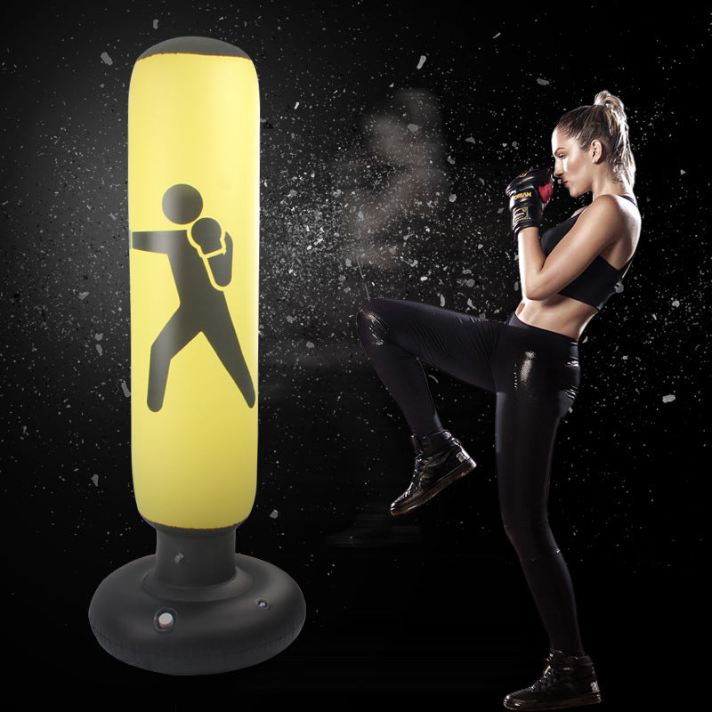 New Children Inflatable Boxing Column Fitness Sandbag Thick PVC Vent Wholesale
