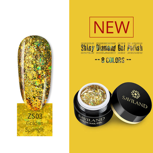 Bright diamond glue shiny phototherapy glue