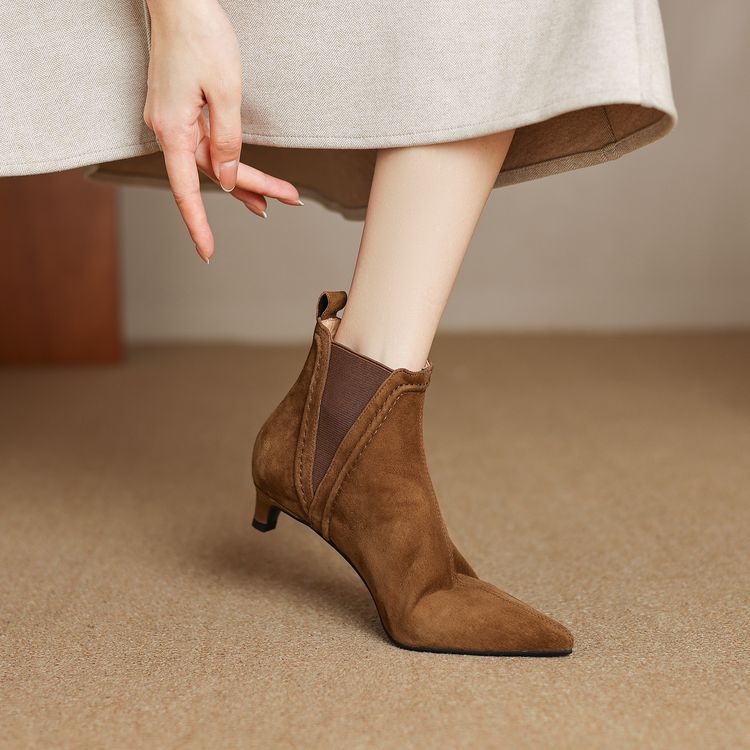 Fall And Winter Stiletto Ankle Boots With A French-inspired Cut That Flatter Your Figure And Create A Slimming Silhouette