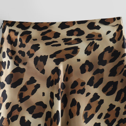 Women's Fashionable Elegant Silk Satin Skirt