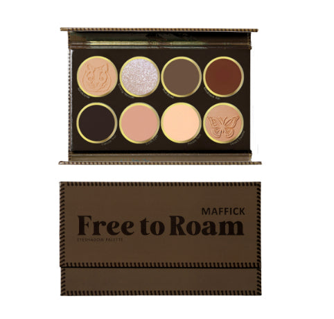 Makeup Free Roaming 8 Colors Eye Shadow Plate Matte