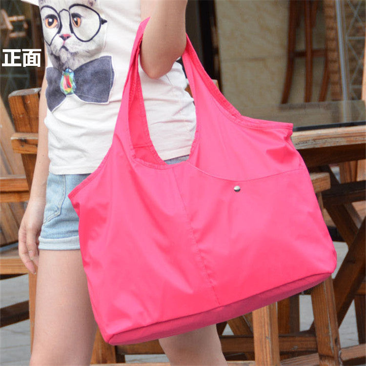 The new nylon cloth bag women bag big color code simple mummy bag cloth Oxford's shoulder bag