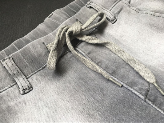 Stretch Jogging Casual Gray Plus Size Women's Pants