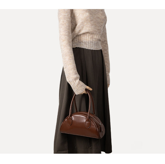 Women's New Retro Grand Handbag Semicircle