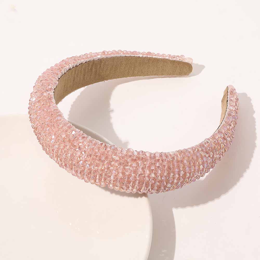 Women's Wide Brim Baroque Crystal Headband