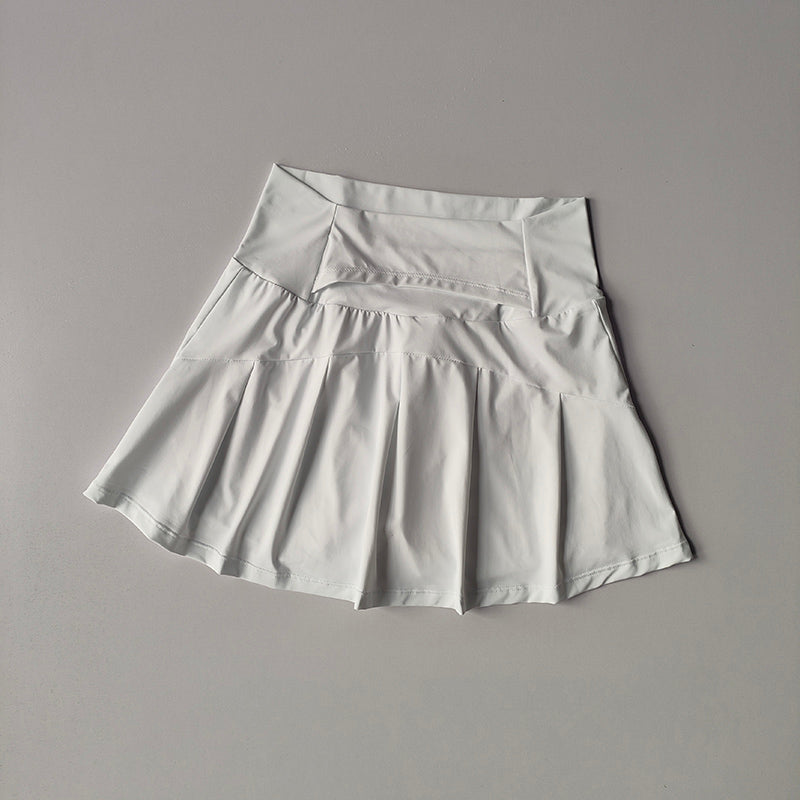 High Top Sports Short Skirt Anti-exposure Shorts With Lining