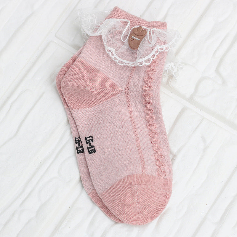 Japanese And Korean Trend Girl Socks Lace Princess
