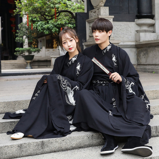 Everyday Hanfu Ancient Style Couple Wear Student Set
