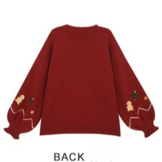 Christmas Bestie Matching Sweaters Retro Figure-flattering Knitwear