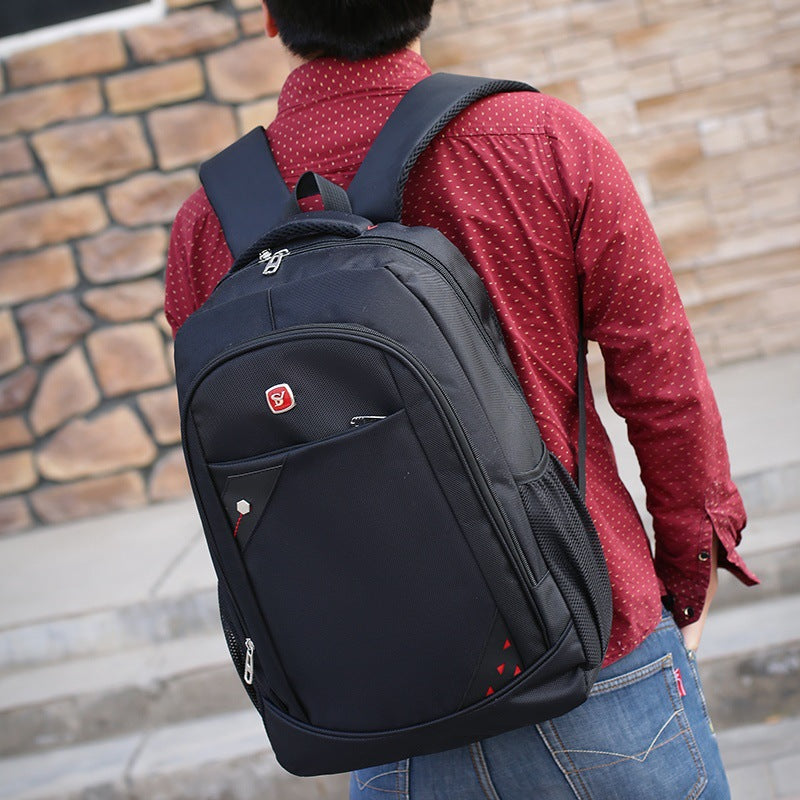 New men's casual fashion cloth Oxford multifunctional light backpack Backpack Capacity