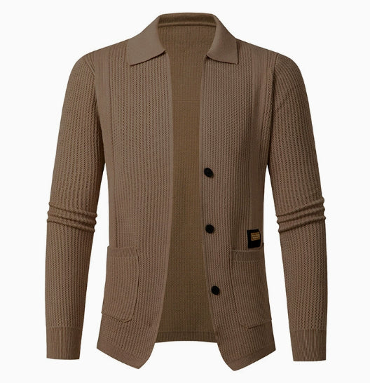 Knitted Cardigan Men's Sweater Coat