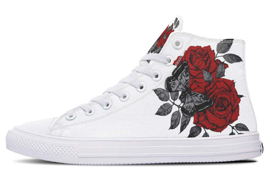 Printed Couple High-top Canvas Shoes