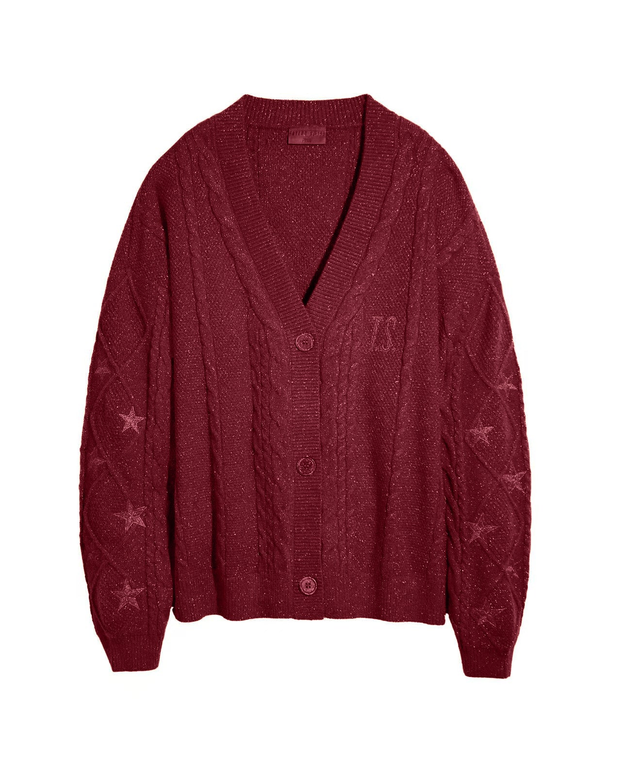 Cardigan Embroidery XINGX Loose And Idle Dinified Sweater