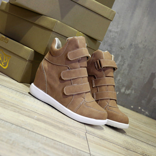 Women Slimming High Top Shoes With Velcro