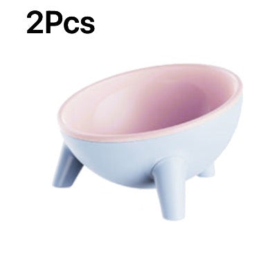 Anti-overturning Slow Food Double Bowl Protects The Cervical Spine