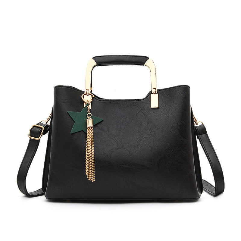 new handbag Korean Fashion Shoulder Bag Messenger Bag Handbag tassel PU package factory direct sales