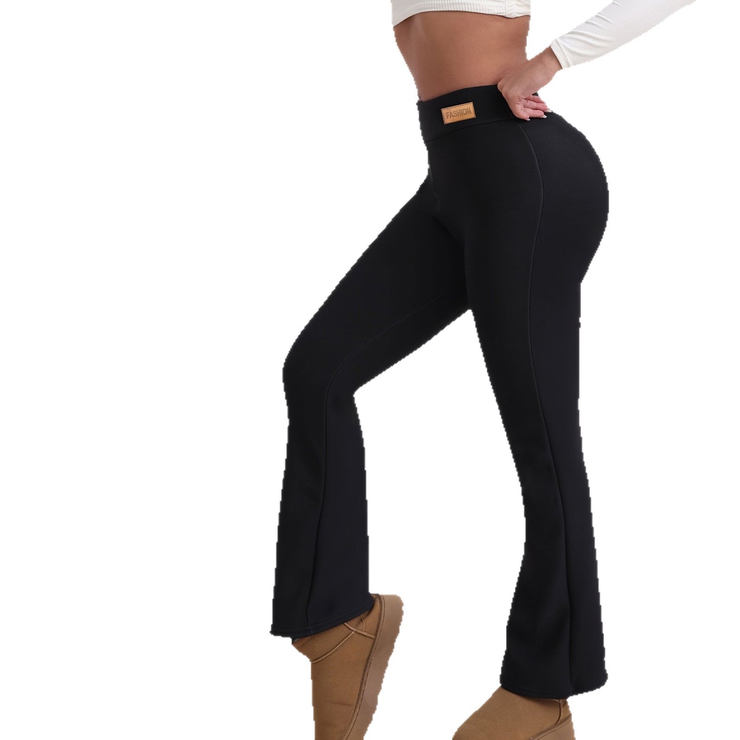 Winter High Waisted Fleece Lined Thermal Leggings