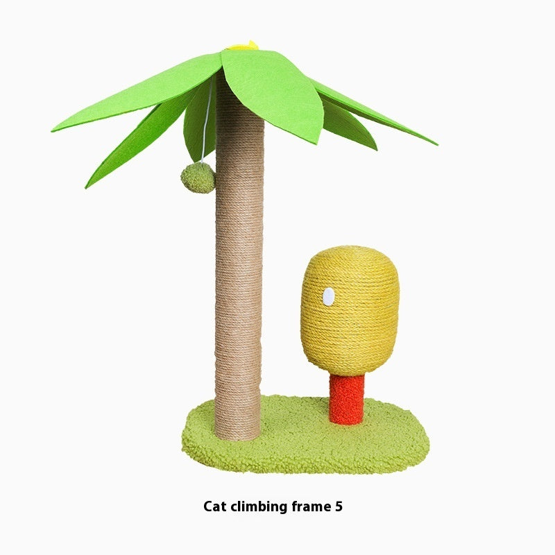 Cat Climbing Frame Grinding Claw Coconut Tree